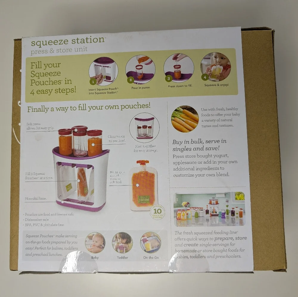 New In Box - Infantino - Squeeze Station - Press & Store Unit - Picture 2 of 7